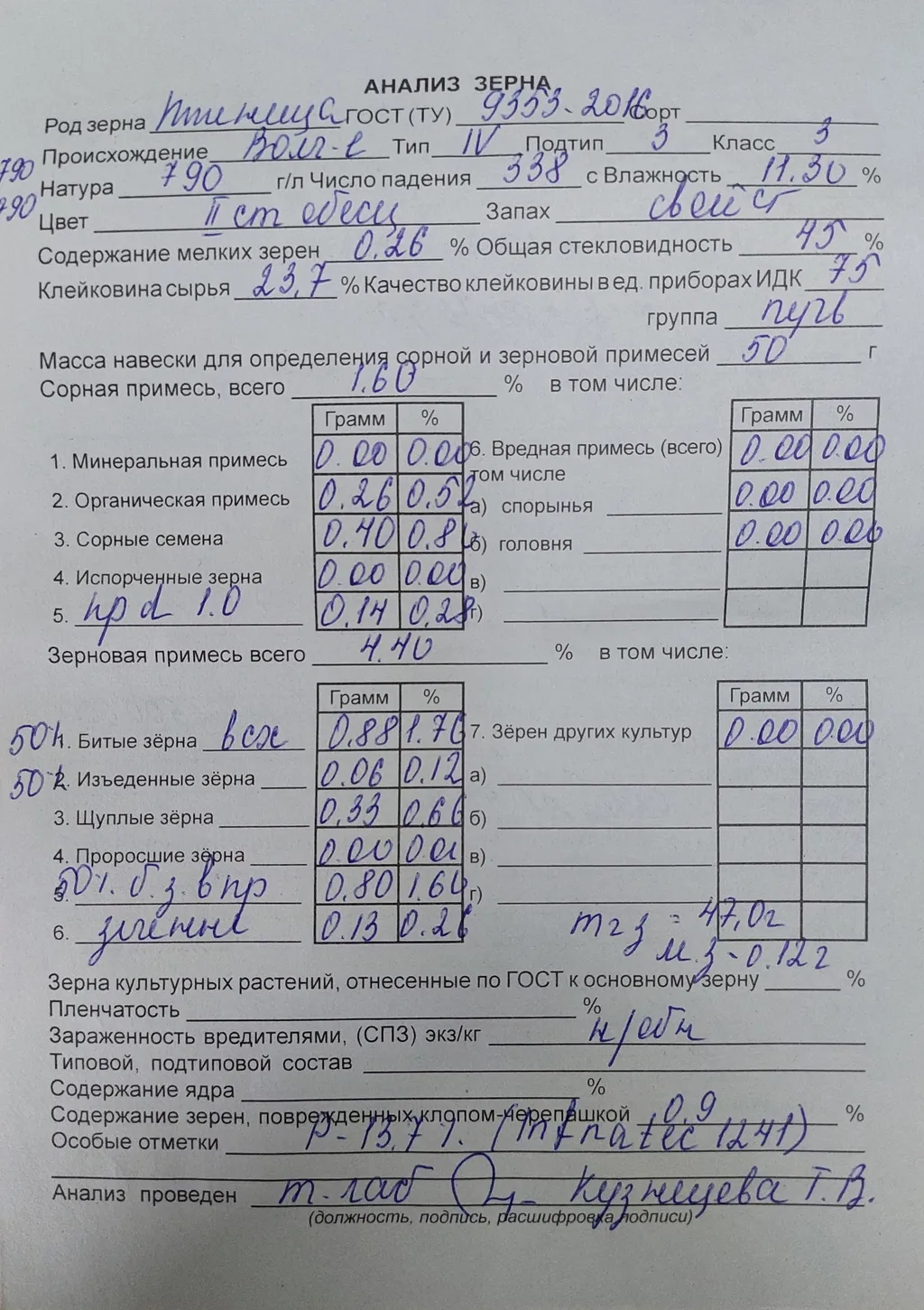 Фотография продукта Пшеница озимая 3 класс 2 000 тонн